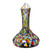 Artisan Crafted Recycled Glass Decanter 'Jubilant Color'