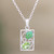 Hand Crafted Peridot  Green Turquoise Necklace from India 'Sweet Companions'