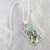Hand Crafted Peridot  Green Turquoise Necklace from India 'Sweet Companions'