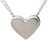Taxco Silver Pendant Necklace from Mexico 'Hopeful Heart'