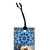 Cat-themed Blue Decoupage Bookmark with Cord from Mexico 'Two Cats'