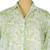 Paisley and Faux-Bois Printed Cotton Pajama Set in Green 'Spring Paisley'