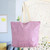 Cotton Tote Bag with Block-Printed Modern Design in Purple 'Purple Ties'