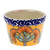 Handcrafted Talavera Ceramic Flower Pot in Yellow 'Talavera Petals'