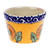 Handcrafted Talavera Ceramic Flower Pot in Yellow 'Talavera Petals'