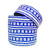 Blue Handwoven Basket for Decorative Storage from Mexico 'Woven Blue'