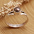 Sterling Silver Solitaire Ring with Brown Cultured Pearl 'Petite Chic'