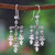 Polished Religious Sterling Silver Chandelier Earrings 'Oaxaca Spirits'