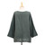 Sage Grey Cotton Double Gauze Blouse 'Modern Look in Grey'