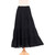 Black Cotton Gauze Skirt from Thailand 'Simple Vow in Black'