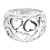 Heart Motif Domed Ring 'Hearts Galore'