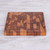 Hand Carved Raintree Wood Cutting Board 'Natural Selection'