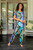 Hand-Painted Rayon Pajama Set from Bali 'Dream in Color'