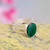 Handcrafted Chrysocolla Ring 'Positive Influence'