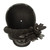 Barro Negro Skull Planter 'Black Butterfly'