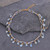 Aquamarine Beaded Necklace with 14k Gold Accents 'Wonderful Light Blue'