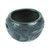 Handcrafted Barro Negro Flower Pot from Mexico 'Traditional Bloom'