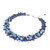 Handcrafted Multi-Gemstone Blue Beaded Necklace 'Blue Paradise'