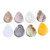 Set of 2 Drop-Shaped Marble Stress-Relieving Stones 'Paradise Drops'