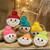 Set of 6 Handmade Snowman Ornaments from Guatemala 'Snowy Tenderness'