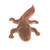 Handcrafted Brown Ceramic Figurine of Axolotl from Mexico 'Divine Axolotl'