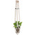 Macrame Hanging Planter Made from Cotton with Wooden Beads 'Dangle in Style'