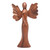 Hand-Carved Suar Wood Sculpture of an Angel from Bali 'Angel of Kindness'