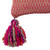 Traditional Handwoven Wool Shoulder Bag with Vibrant Tassels 'Andean Trip'