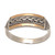 18k Gold-Accented Geometric Traditional Band Ring from Bali 'Love Arrows'