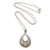 Drop-Shaped 18k Gold-Accented Pendant Necklace from Bali 'Dawn Drop'