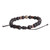 Men's Volcanic Stone Beaded Bracelet with Labradorite Jewel 'Inner Hero'