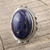 Lapis Lazuli and Sterling Silver Cocktail Ring 'Blue Breakthrough'