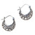 Hand Made Sterling Silver Hoop Earrings 'Sweet Silver'