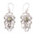 Handmade Peridot and Sterling Silver Dangle Earrings 'Majesty of the Garden'