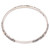 Hand Crafted Gold-Accented Bangle Bracelet 'Glimmer in Your Eye'