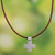 Artisan Crafted Sterling Pendant Necklace 'Chorrillos Cross'