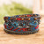 Multicolored Beaded Wrap-Style Bracelet 'Festive Atitlan'