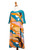 Colorful Woven Rayon Dress from Bali 'Sunrise Vibes'