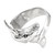 Sterling Silver Wrap Ring with Whale Motif 'Gentle Giant'