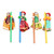 Artisan Crafted Indian-Themed Pencils Set of 4 'Colorful Rajasthan'