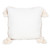 Pair of Embroidered Alabaster-Toned Cotton Cushion Covers 'Alabaster Delight'