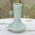 Handmade Celadon Ceramic Vase with Floral Motif in Green 'In Bloom'