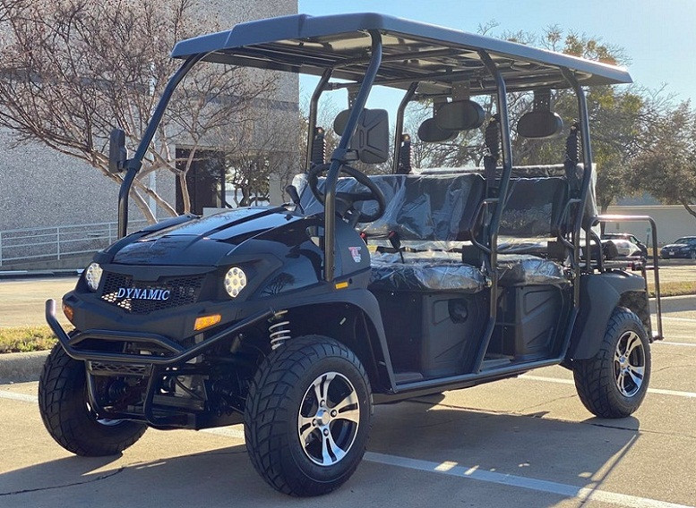 Buy New HULK 400 GAS LIMO GAS GOLF CART (BLACK) - lowestpriceatv.com