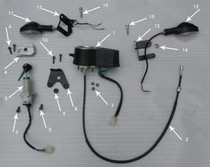 Hawk 250 Front right signal light Hawk 250 Front right signal light