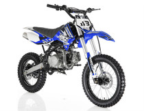 Apollo DB-X18 125cc RFZ Dirt Bike, 4 Speed Manual Clutch With Twin-Spare Tubular Frame