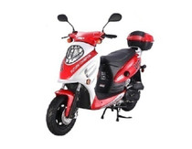 Taotao VIP-50 Gas Automatic Scooter Moped Electric With Keys, Kick Start Back Up Scooter - Fully Assembled And Tested - RED Taotao VIP-50 Gas Automatic Scooter Moped Electric With Keys, Kick Start Back Up Scooter - Fully Assembled And Tested - RED