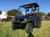 New Trailmaster Taurus 200GV UTV, Gas Golf Cart - Carbon-fiber-Left-View New Trailmaster Taurus 200GV UTV, Gas Golf Cart - Carbon-fiber-Left-View