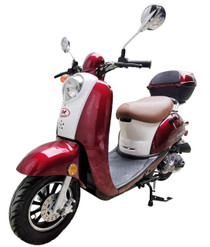 New Trail master 49cc scooter Milano 50N (Assembled version) Electric start - Red New Trail master 49cc scooter Milano 50N (Assembled version) Electric start - Red