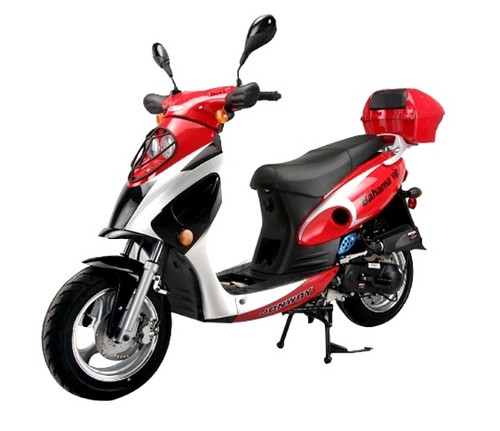 Vitacci BAHAMA 50cc (QT-6) Scooter, 4 Stroke, Air-Forced Cool, Single Cylinder - Fully Assembled and Tested Vitacci BAHAMA 50cc (QT-6) Scooter, 4 Stroke, Air-Forced Cool, Single Cylinder - Fully Assembled and Tested