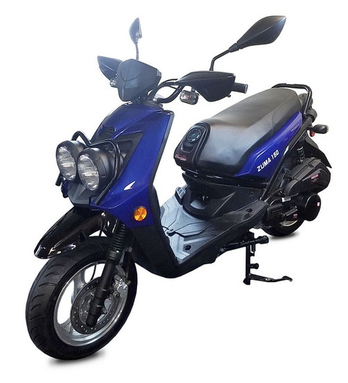 Vitacci ZUMA 150CC Scooter, 4 Stroke, Air-Forced Cool,Single Cylinder - Fully Assembled and Tested - BLUE